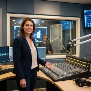 Sarah Mitchell, Station Manager at Cheshire FM